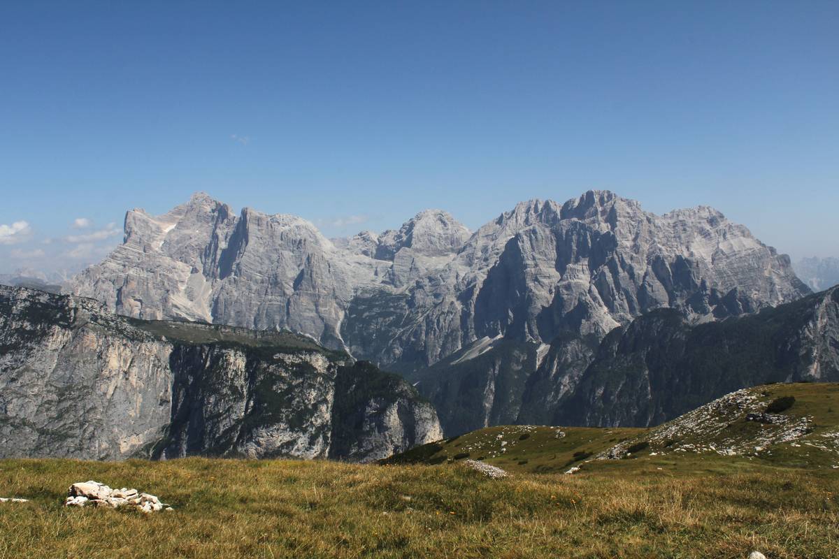 Civetta e Moiazza dalla Prima Pala di San Lucano