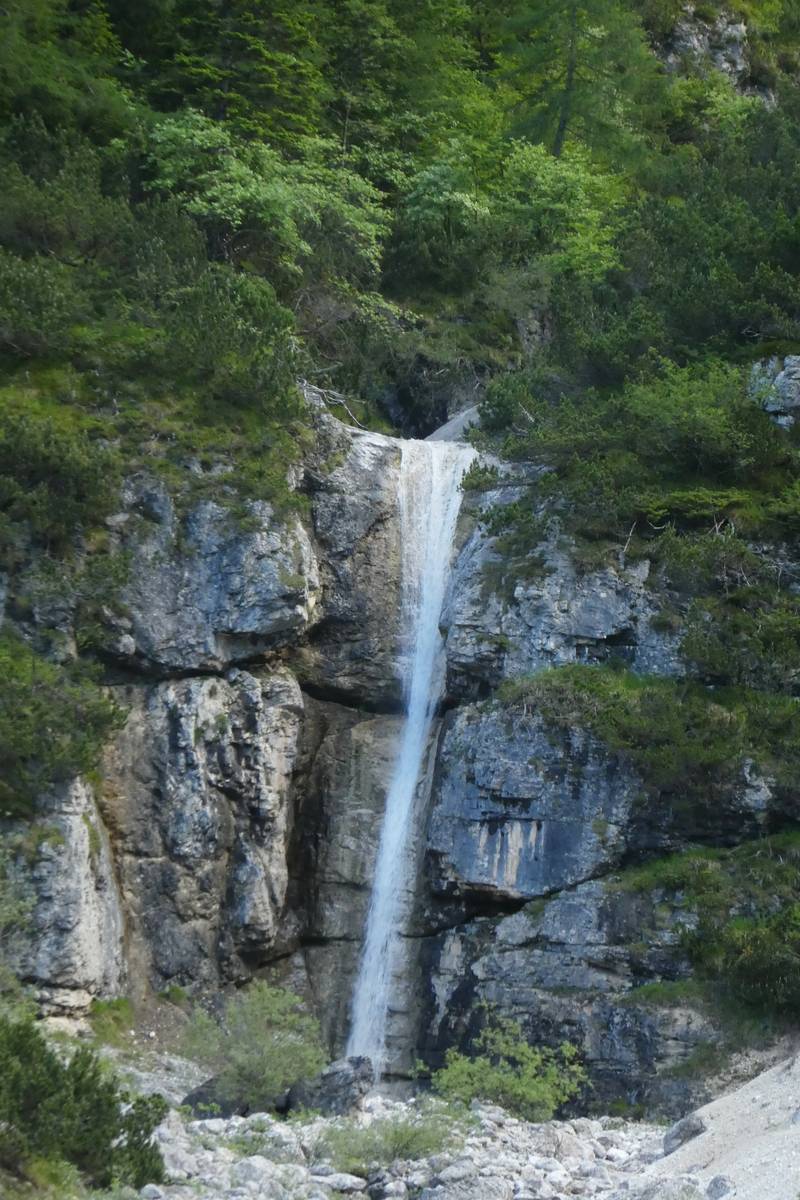 La cascata della Val Corpassa