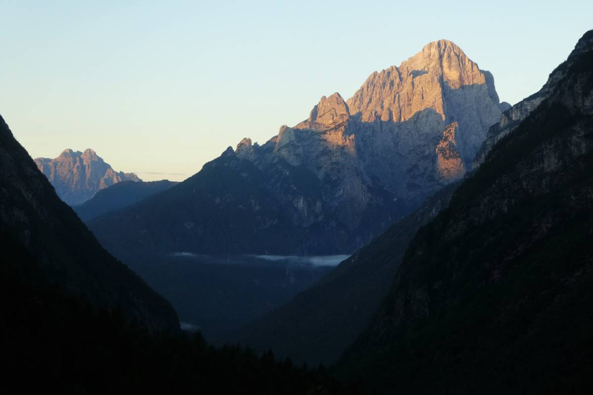 Panorama verso sud dalla Mussaia