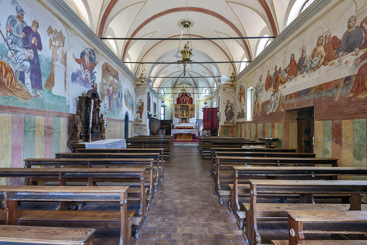 Interno della chiesa (foto Giacomo De Donà)