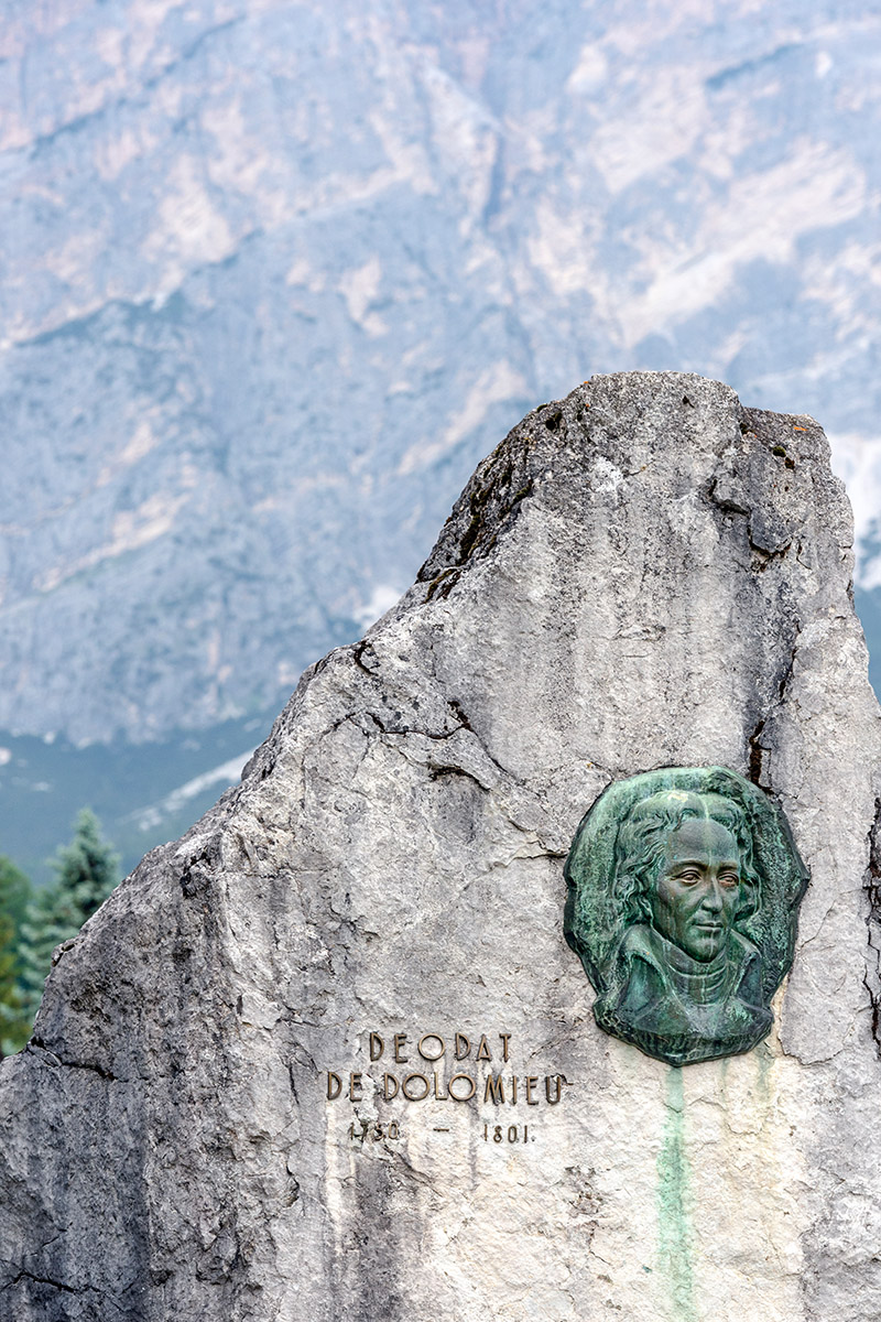 Deodat de Dolomieu's Memorial (photo by Giacomo De Donà)