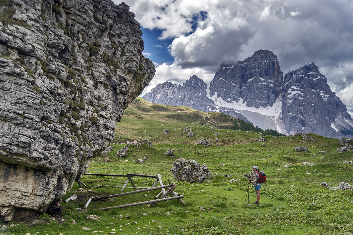 La roccia con la sepoltura (foto von Giacomo De Donà)