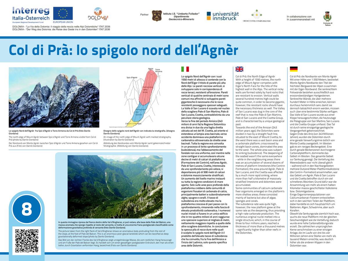 >8. Col di Prà: lo spigolo nord dell'Agnèr